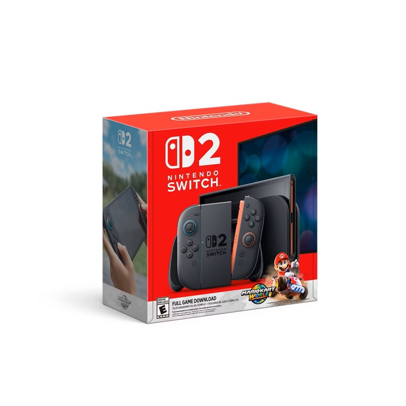 CONSOLA NINTENDO SWITCH2 BUNDLE MK ESD PANTALLA FHD 7.9P HDR HASTA 120Hz ALMACENAMIENTO 256GB 125784A