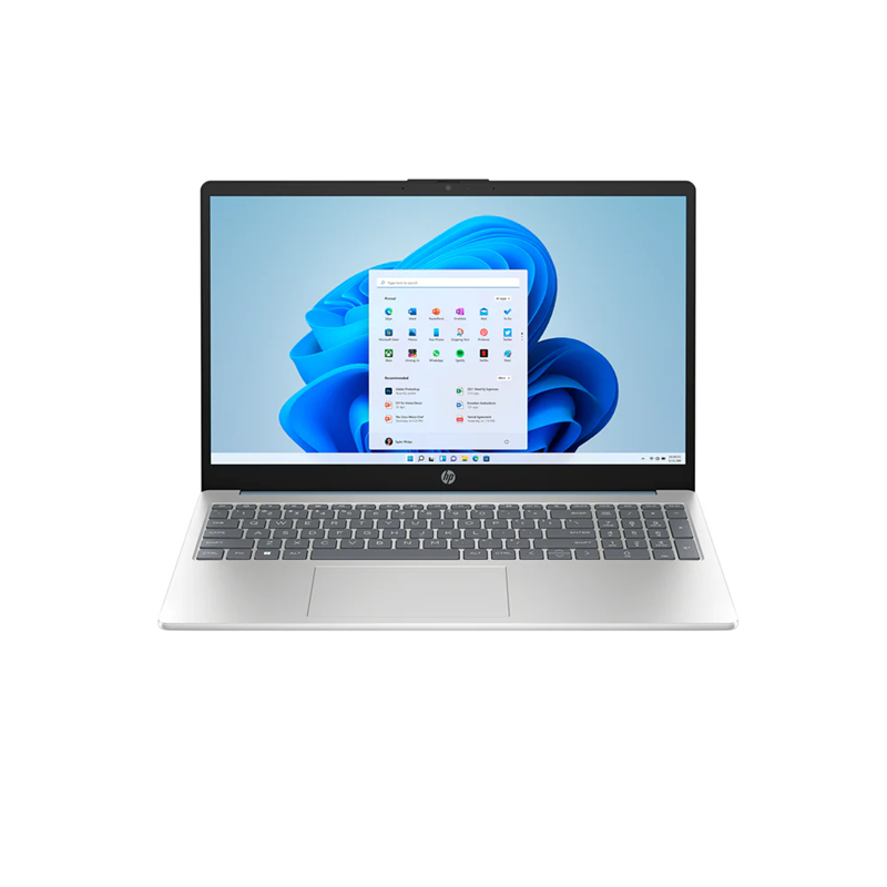 LAPTOP HP 15-FC0037WM PROC. AMD RYZEN 5 7520U RAM DDR5 8GB ALMACENAMIENTO SSD 256GB PANTALLA FHD 15.6P W11 7W6H6UA