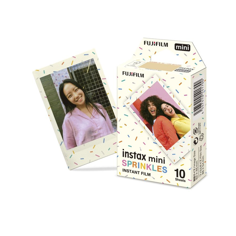 PAPEL FOTOGRAFICO INSTANTANEO FUJIFILM INSTAX MINI 10 HOJAS 6.2CM X 4.6CM SPRINKLES