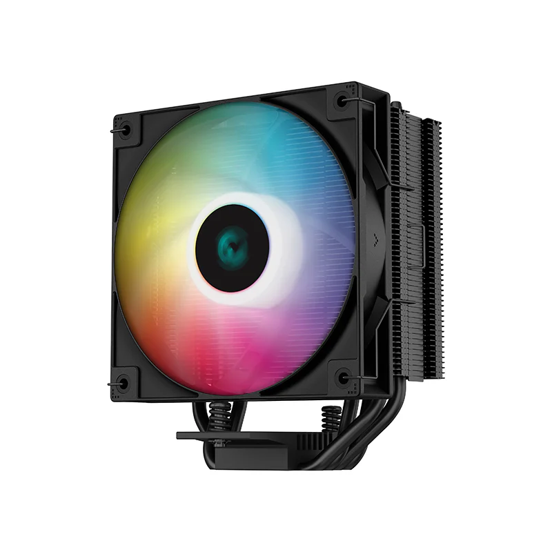 DISIPADOR DE AIRE DEEPCOOL AG400 PARA PROCESADOR INTEL 1700 Y AMD AM5 NEGRO RGB BKANMC-G-2