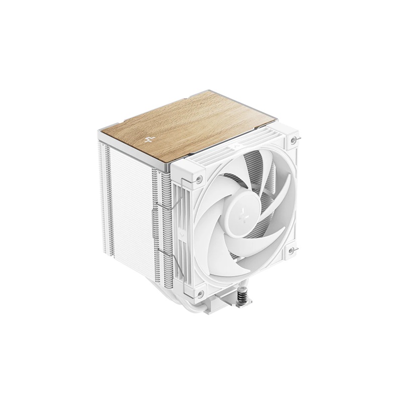DISIPADOR DE AIRE DEEPCOOL AK500 G2 con top de madera (1851 Y AM5) BLANCO R-AK500G2-WHNNMN-GJD