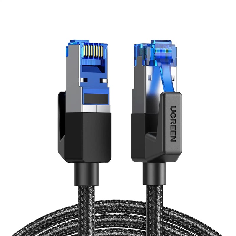 CABLE DE RED UTP UGREEN 80431 CAT8 2MTS 30AWG HASTA 40GBPS A 2000MHz 