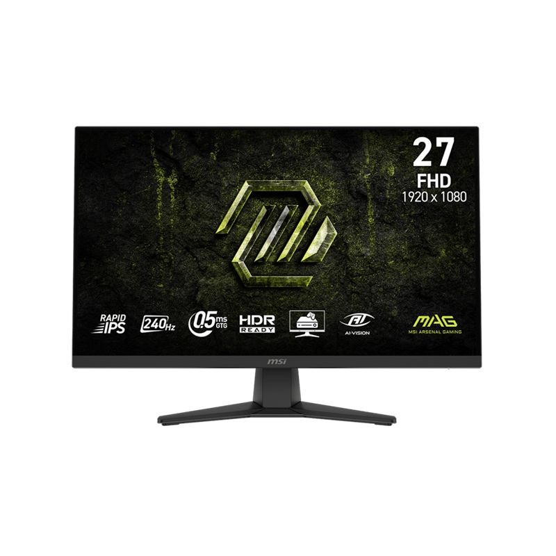 MONITOR MSI MAG 272F X24 PANTALLA FHD RAPID IPS 27P 240Hz 0.5ms GTG HDMI DP