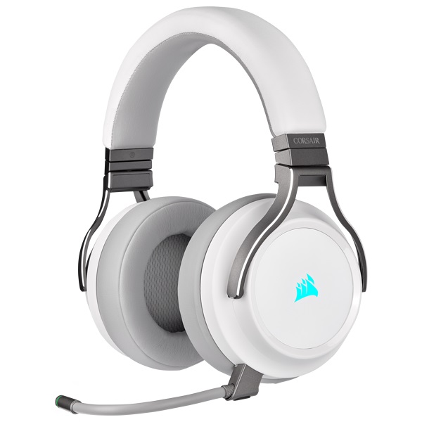 HEADSET INALAMBRICOS CORSAIR VIRTUOSO RGB SORROUND 7.1 CA-9011186-NA WHITE