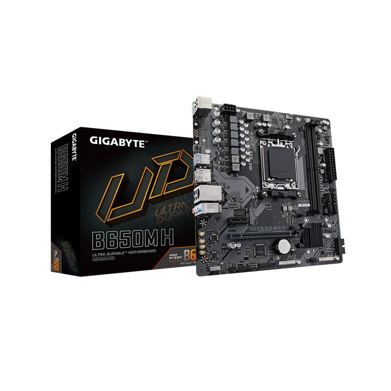 MOTHERBOARD GIGABYTE B650MH AM5 DDR5 (2XDDR5 DIMMS)