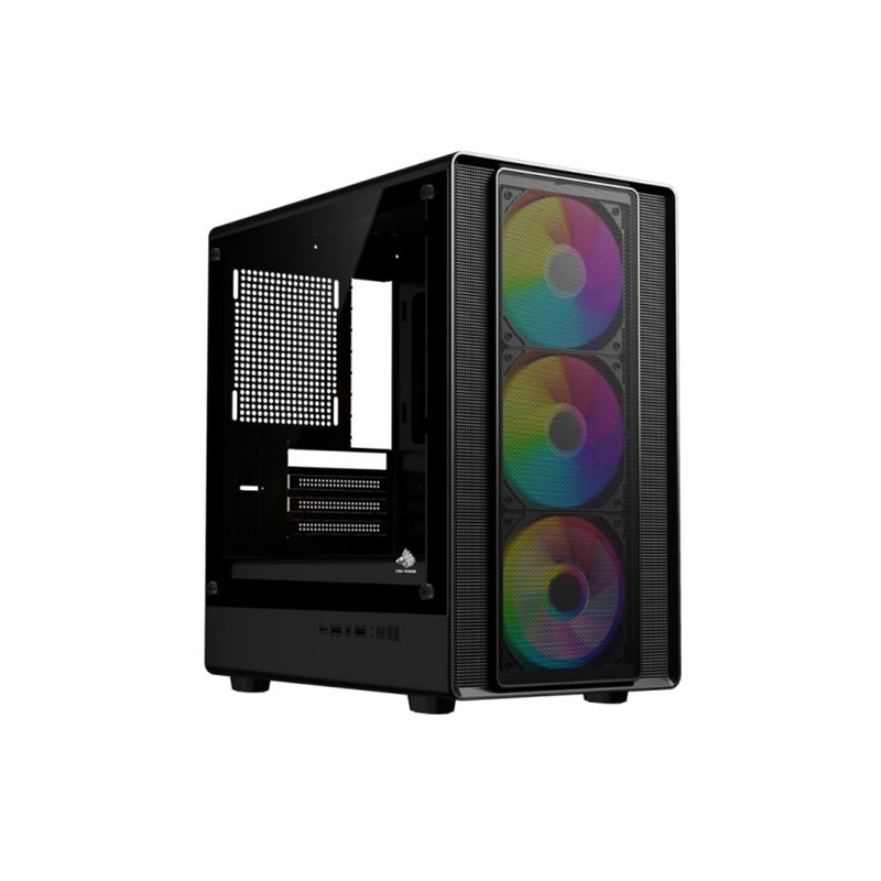 CASE MIDTOWER EAGLE WARRIOR TEMPERED GLASS 3 VENTILADORES CG05AM