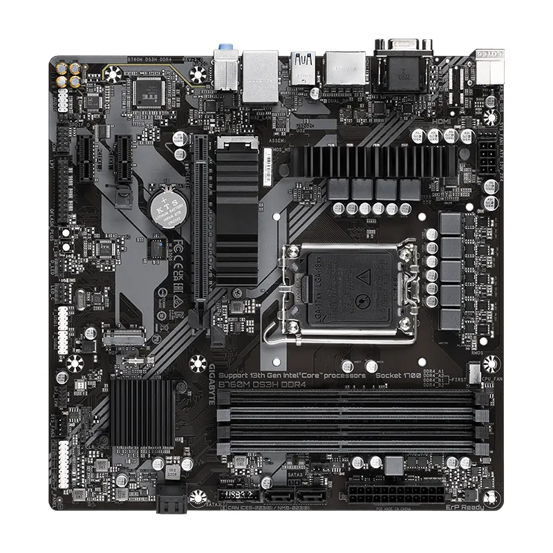 MOTHERBOARD GIGABYTE B760M DS3H DDR4 LGA1700 
