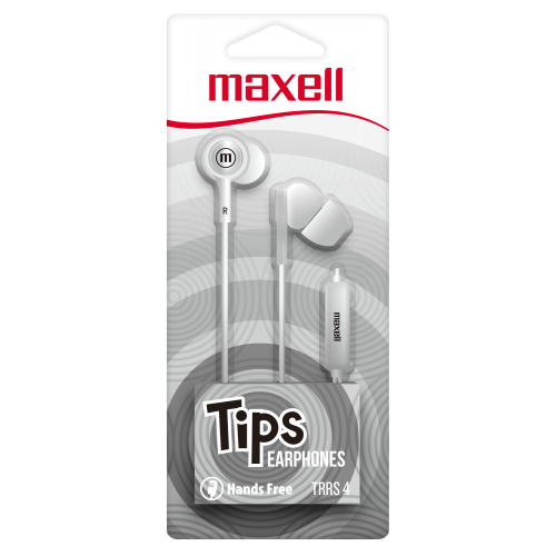 AURICULAR MULTIMEDIA MAXELL TIPS TRRS4 348121 BLANCO