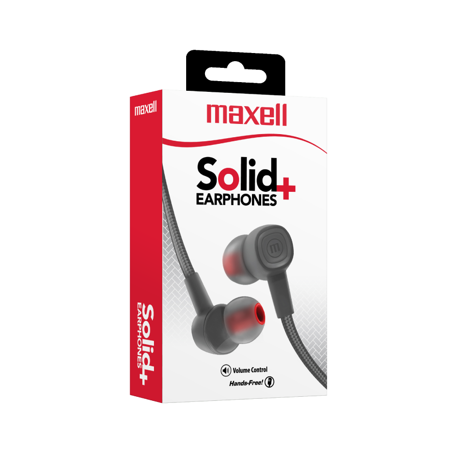 AURICULAR MULTIMEDIA MAXELL SOLID+ SIN8 KOBE GRAY 348345