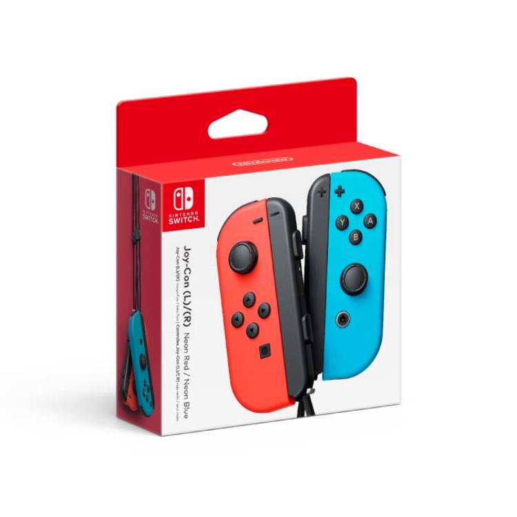 CONTROL INALAMBRICO DE NINTENDO SWITCH JOY-CON NEON RED/NEON BLUE