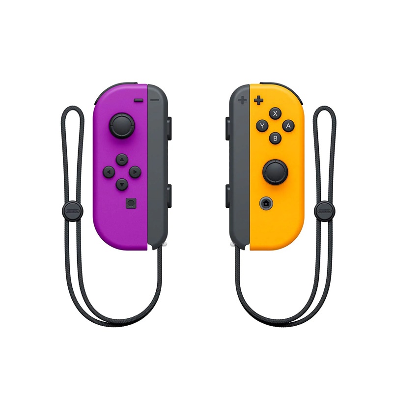 CONTROL INALAMBRICO DE NINTENDO SWITCH JOY-CON morado y amarillo
