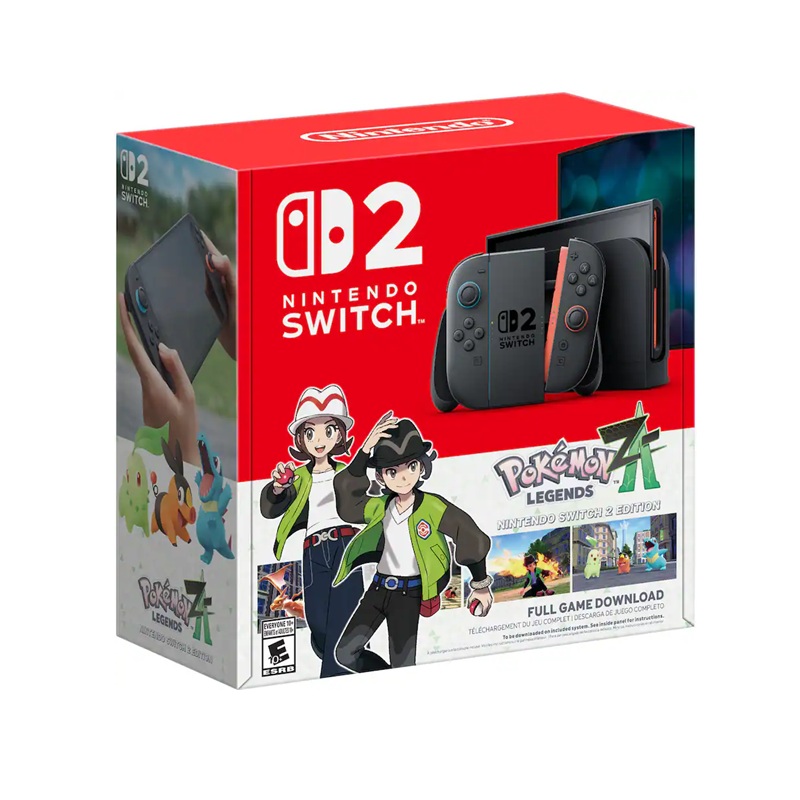 CONSOLA NINTENDO SWITCH2 BUNDLE POKEMON ESD PANTALLA FHD 7.9P HDR HASTA 120Hz ALMACENAMIENTO 256GB