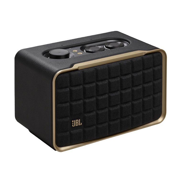 BOCINA STEREO 2.0 INTELIGENTE JBL Authentics 200 DISEÑO RETRO 90W BLUETOOTH WIFI  JBLAUTH200BLKAM BLACK