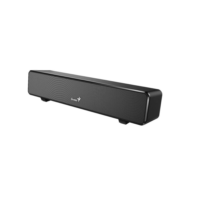 MINI BARRA DE SONIDO GENIUS USB 3.5MM NEGRO 31730024400