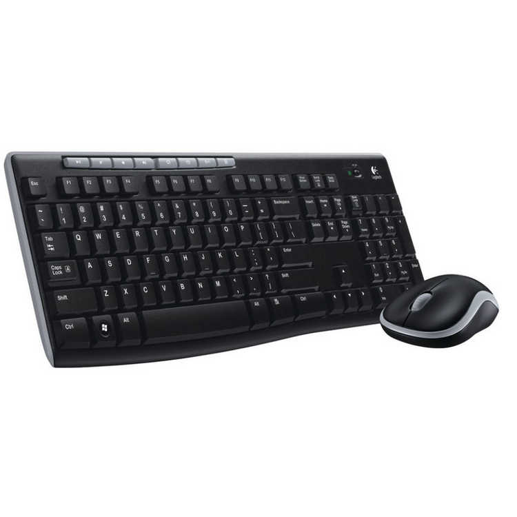 KIT TECLADO Y MOUSE INALAMBRICO LOGITECH MK270 ENG