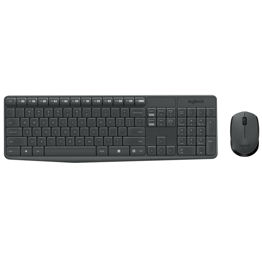 KIT TECLADO Y MOUSE INALAMBRICO LOGITECH MK235 920-007901