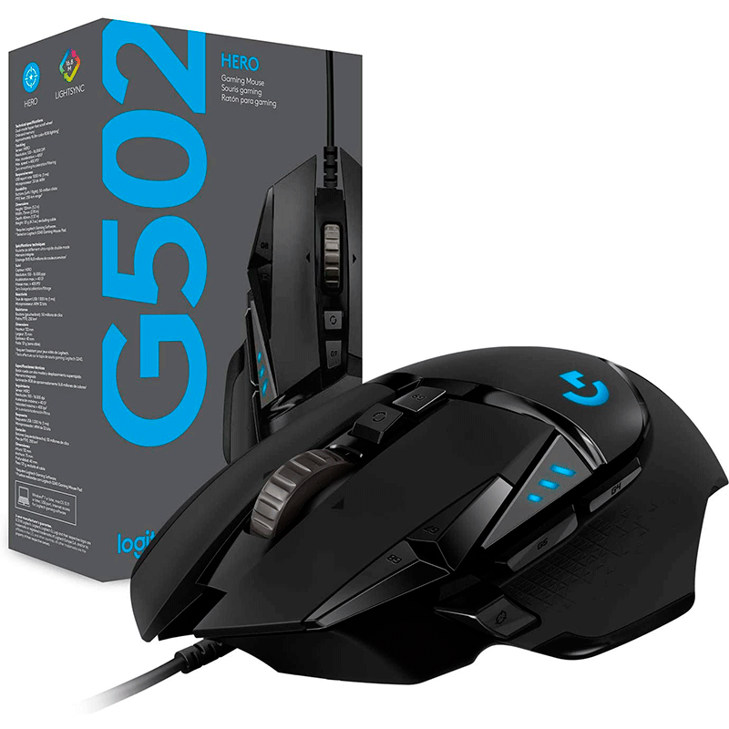 MOUSE LOGITECH G502 HERO 16K DPI 910-005469