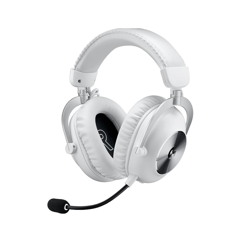 HEADSET INALAMBRICO BLUETOOTH LOGITECH G PRO X 2 LIGHTSPEED DTS X BLUE VOICE 981-001268 BLANCO