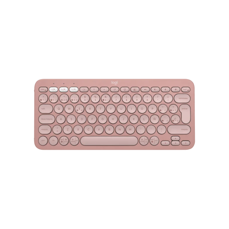 TECLADO BLUETOOTH MULTIDISPOSITIVOS LOGITECH K380s ROSADO 920-011785