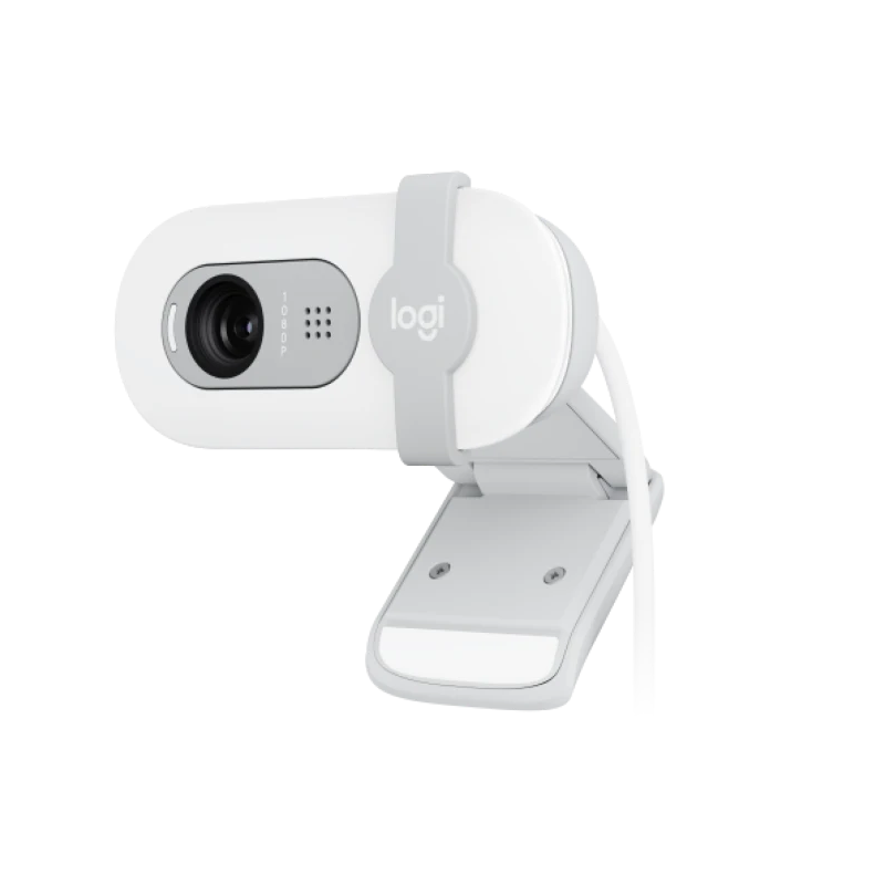 WEBCAM LOGITECH BRIO 100 FHD 960-001615 WHITE