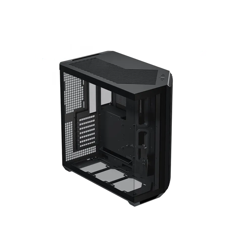 CASE MIDTOWER APNX V1-BK-VA NEGRO TEMPERED GLASS NO FAN USB-C