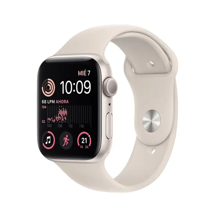 APPLE WATCH SE  44MM CASE ALUMINIO STARLIGHT MNJx3LZ/A A2723