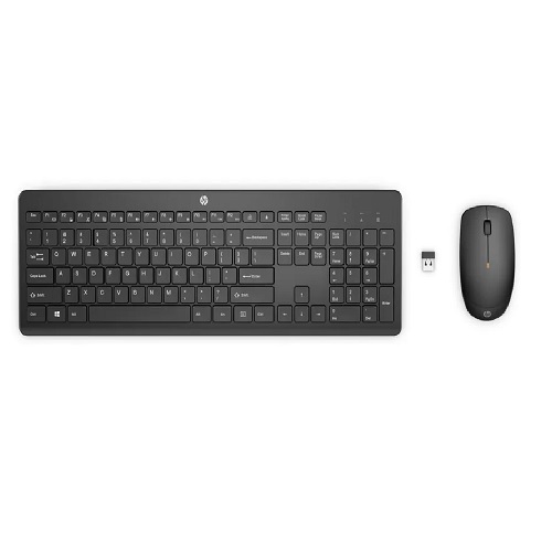 KIT TECLADO Y MOUSE INALAMBRICOS HP 235 1Y4D0AA NEGRO