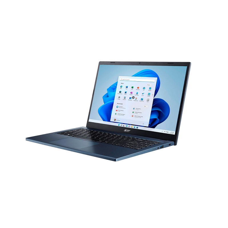 LAPTOP ACER ASPIRE 3 A315-24PT-R90Z PROC. AMD RYZEN 5 7520U RAM DDR5 8GB ALMACENAMIENTO SSD 512GB PANTALLA TACTIL IPS FHD 15.6P W11H WIFI+BT STEAM BLUE KB US