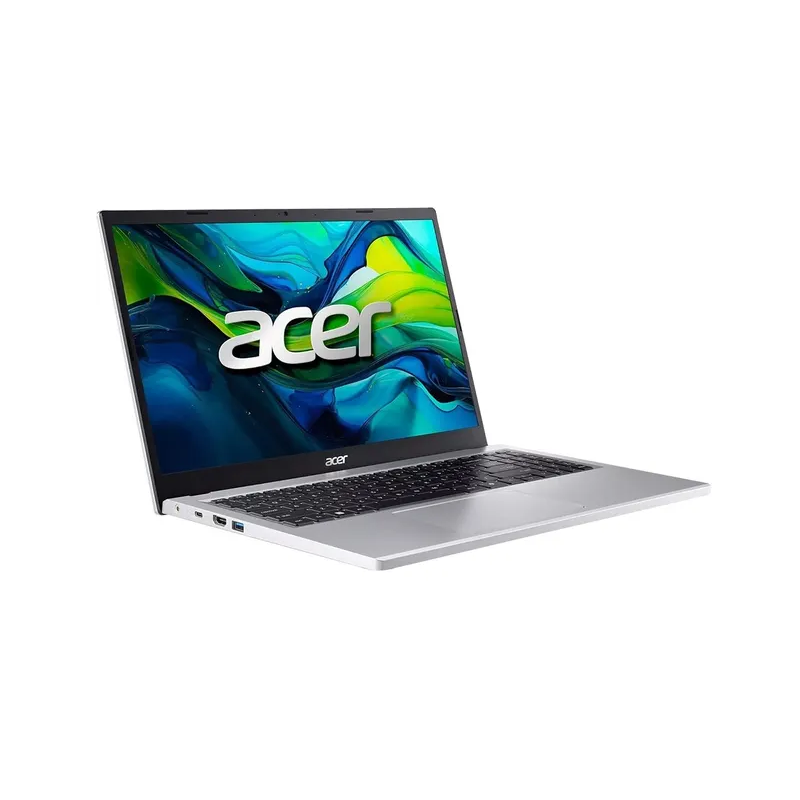 LAPTOP ACER ASPIRE GO 15 AG15-31P-3947 PROC INTEL CORE i3 N305 RAM DDR5 8GB ALMACENAMIENTO SSD 128GB PANTALLA FHD 15.6P W11HS WIFI+BT KB US SILVER