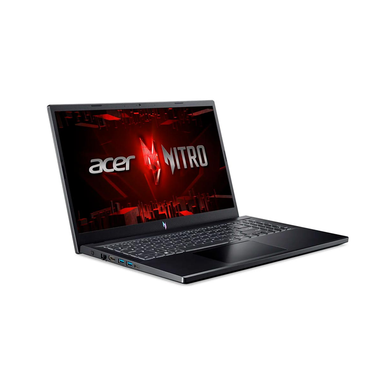 LAPTOP ACER NITRO V15 ANV15-51-58A4 PROC. INTEL CORE i5 13420H RAM DDR5 16GB ALMACENAMIENTO SSD 512GB RTX4050 6GB PANTALLA IPS FHD 15.6P 144Hz W11H NEGRO KB US