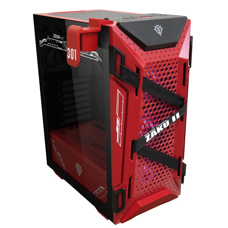 CASE ASUS TUF GT301 MID-TOWER RGB - TEMPERED GLASS RED GUNDAM EDITION