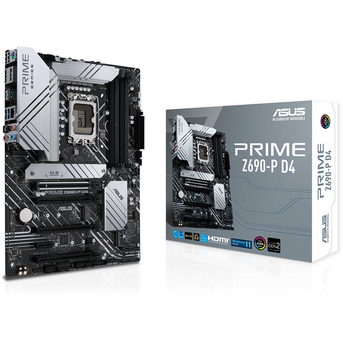 MOTHERBOARD ASUS PRIME Z690-P D4 LGA1700 90MB18P8 DDR4