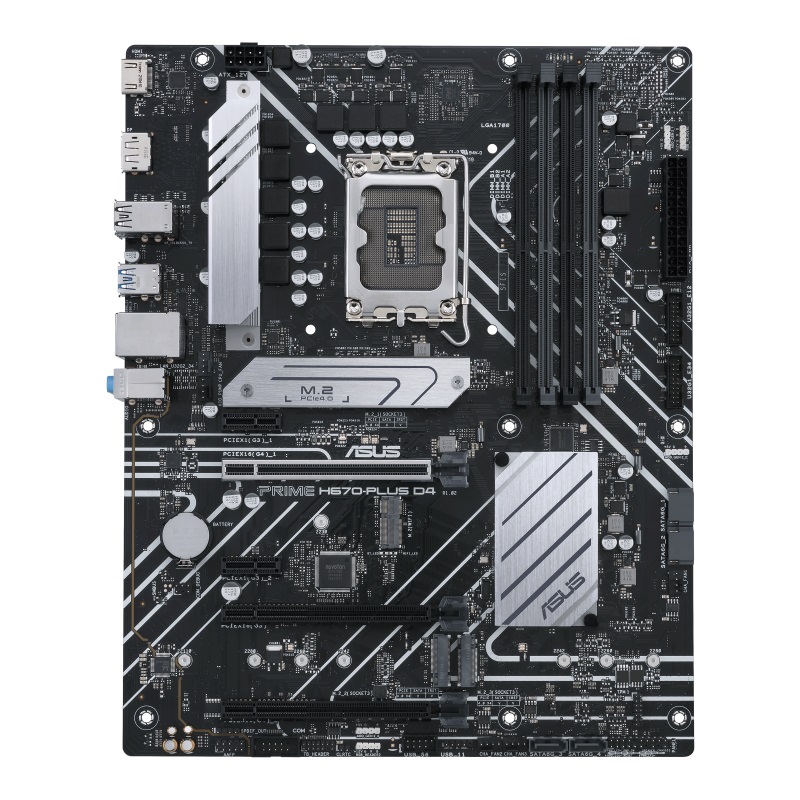 MOTHERBOARD ASUS PRIME H670-PLUS D4 LGA1700 ARGB 90MB18W0