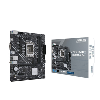 MOTHERBOARD ASUS PRIME H610M-K D4 LGA1700 90MBA10