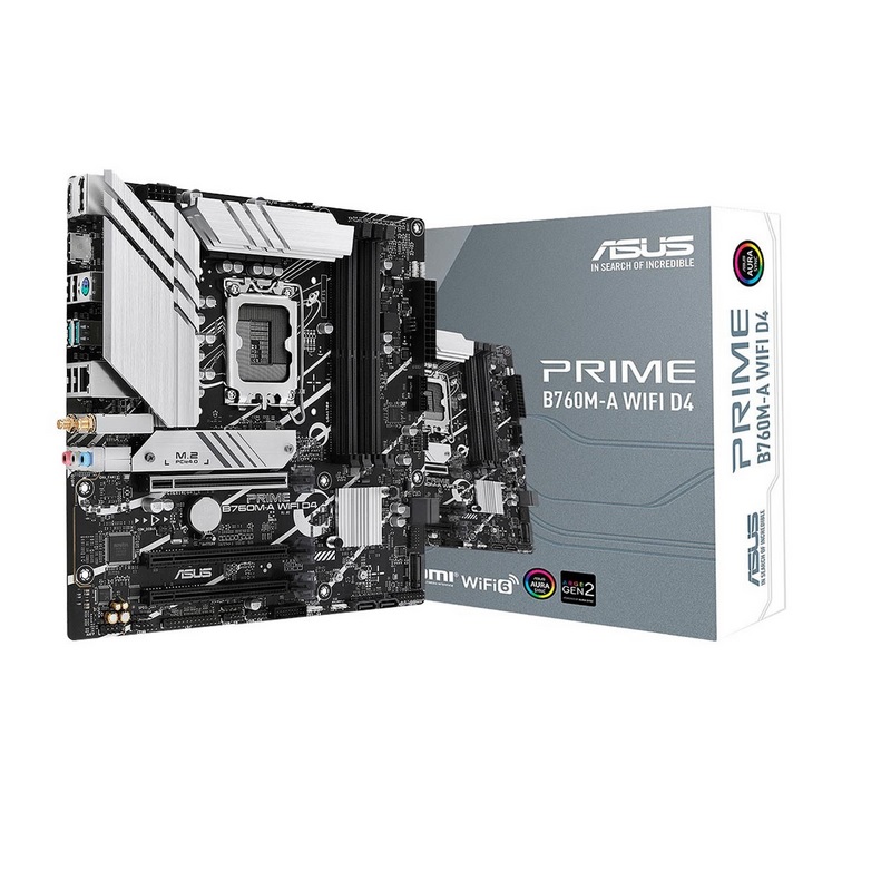 MOTHERBOARD ASUS PRIME B760M-A WIFI DDR4 LGA1700 90MB1CY0