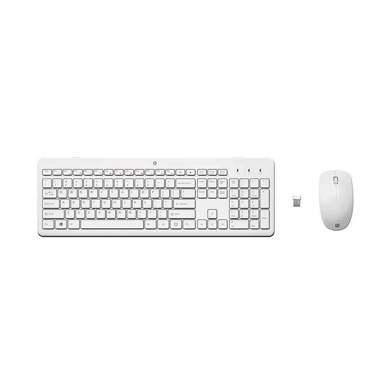 KIT TECLADO Y MOUSE INALAMBRICO HP 230 BLANCO 3L1F0AA