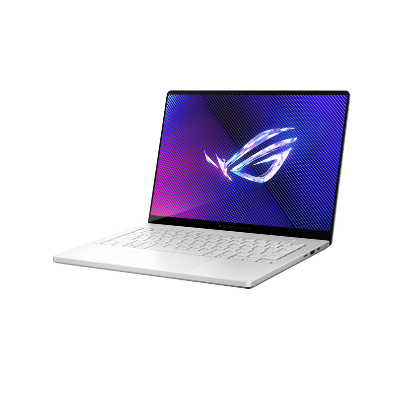 LAPTOP ASUS ROG ZEPHYRUS GA403UV-GA PROC. AMD RYZEN 9 8945H RAM DDR5 16GB ALMACENAMIENTO SSD 1TB RTX4060 8GB PANTALLA OLED WQXGA 14P W11H KB US BLANCO PLATINADO