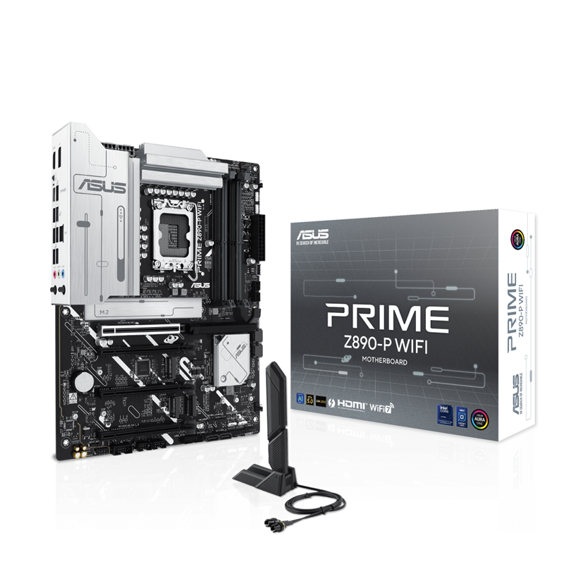 MOTHERBOARD ASUS PRIME Z890-P WIFI LGA1851 DDR5 WIFI 7 + BT5.4 LAN 2.5G THUNDERBOLT4 TIPO C (4DIMMS DDR5)