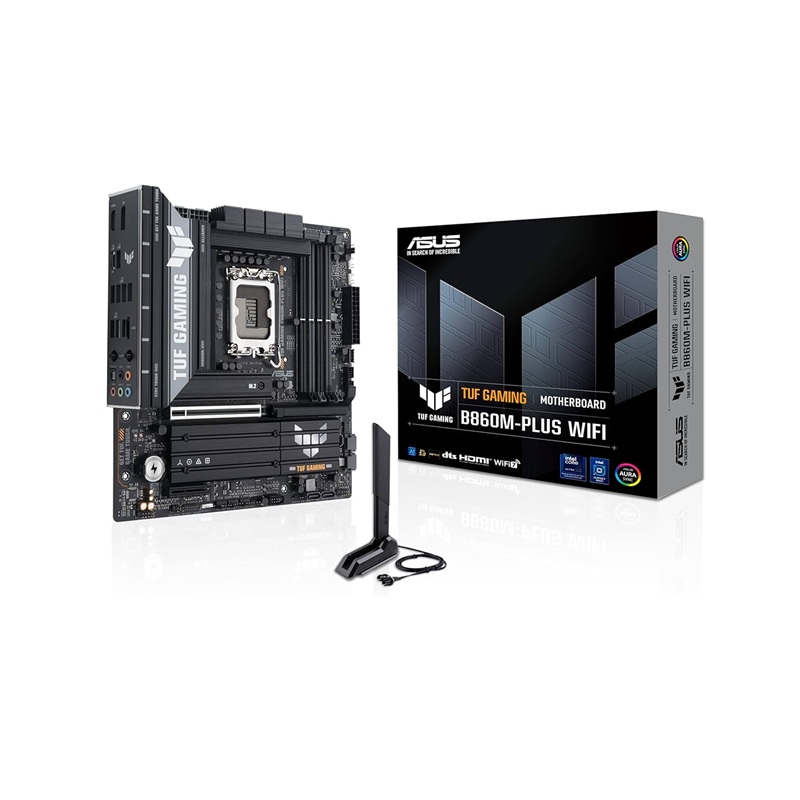 MOTHERBOARD ASUS TUF B860M-PLUS WIFI LGA1851 90MB1JV0 (4DIMMS DDR5 M.2 X3 SATA X4)