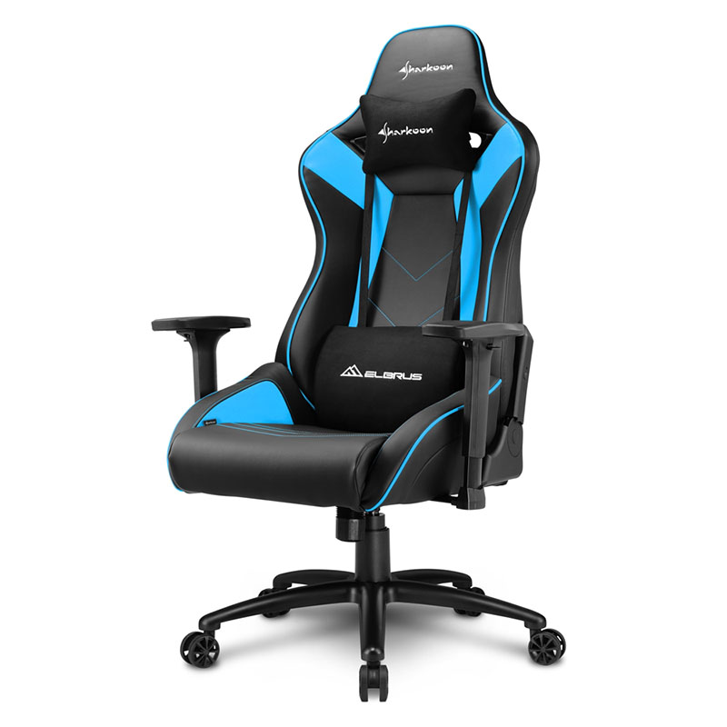 SILLA GAMER SHARKOON ELBRUS 3 BLACK/BLUE PESO MAX 150KG