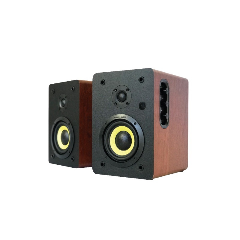 BOCINA 2.0 INALAMBRICA BLUETOOTH THONET AND VANDER KURBIS CINEMA 72W RMS CON S/PDIF (óptico) y RCA estéreo MADERA