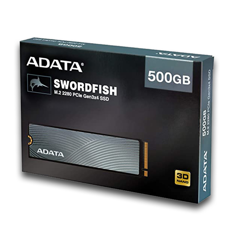 UNIDAD SSD M.2 2280 ADATA SWORDFISH 500GB PCIe X4 NVMe