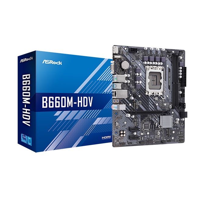 MOTHERBOARD ASROCK B660M-HDV LGA1700 90-MXBH40