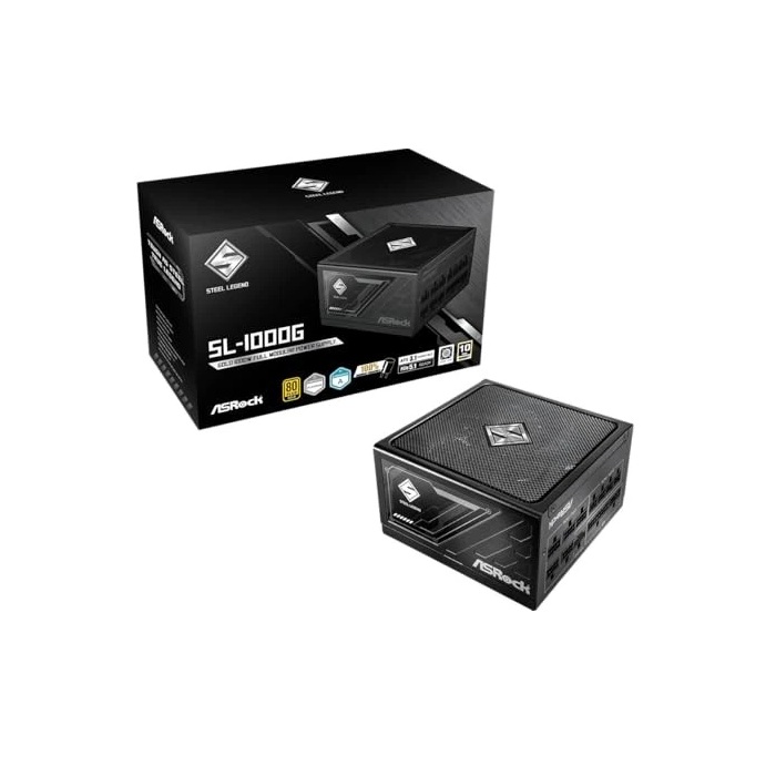 FUENTE DE PODER ASROCK SL-1000G 1000W 80+GOLD FULL MODULAR 90-UXS100-GFUAAA