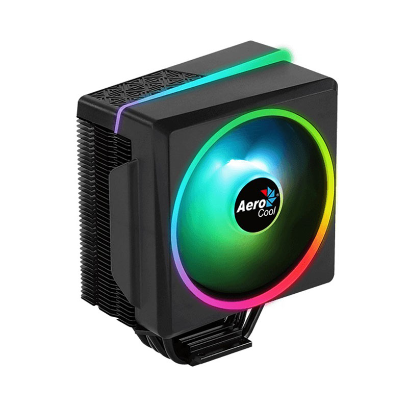 DISIPADOR DE AIRE AEROCOOL CYLON 4F RGB PARA PROCESADOR INTEL Y AMD 