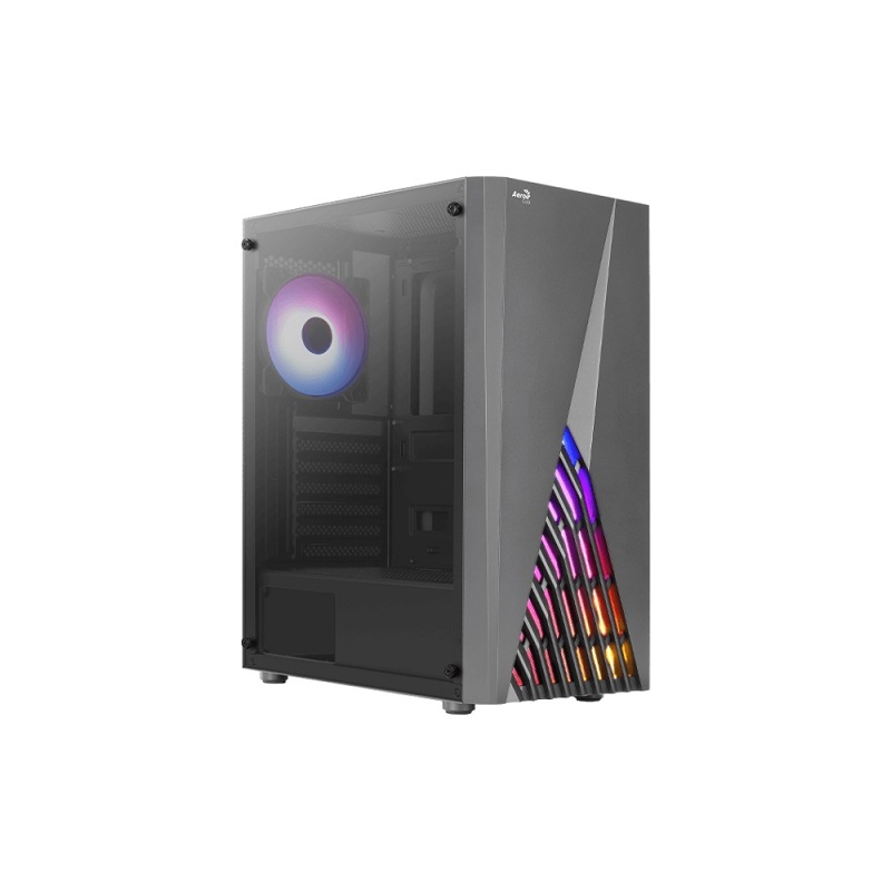 CASE MIDTOWER AEROCOOL DELTA-G-BK-V2 1 FAN FRGB