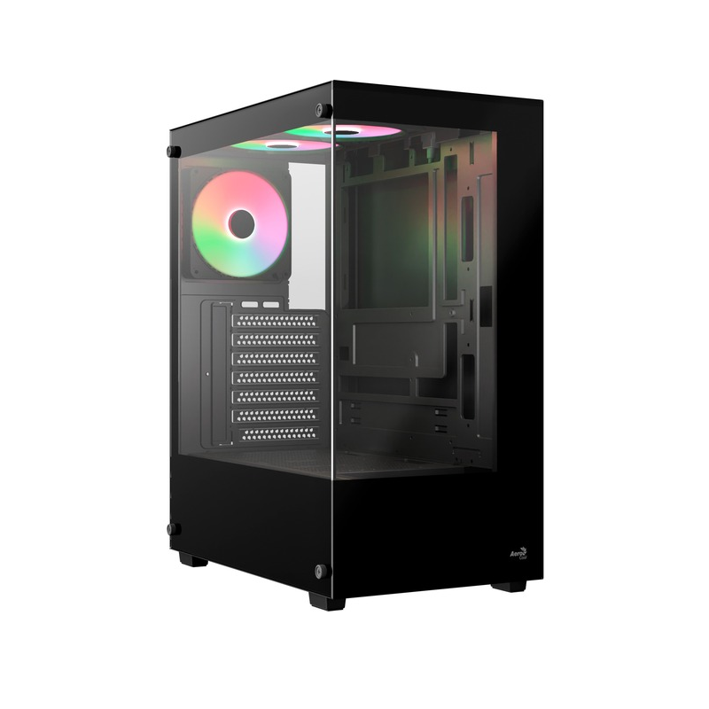 CASE MIDTOWER AEROCOOL PIVOT G-BK-V2 TEMPERED GLASS 1 FAN ARGB USB 3.0 X1