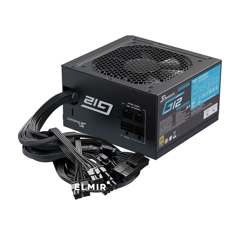 FUENTE DE PODER SEASONIC 850W 80+GOLD SEMI-MODULAR G12 GM-850