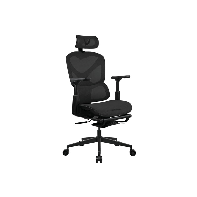 SILLA PROFESIONAL ERGONOMICA FORMULA V LINE ERGOLUX 5 PLUS MESH NEGRO HASTA 125KG