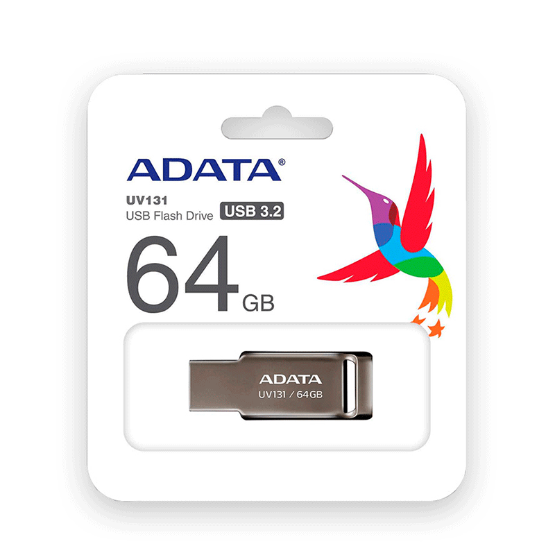 MEMORIA USB 3.1 ADATA UV131 64GB GRIS RGY